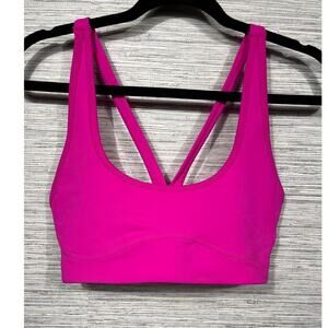 Daughter Lessons Pink Heartbreak Sport Bra / Size-Medium
